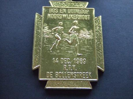 Noordwijkerhout RTV De Bollenstreek(Ren- en Toervereniging) bos en duinloop 1969